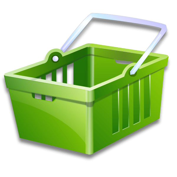 Shopping basket vector image Free SVG