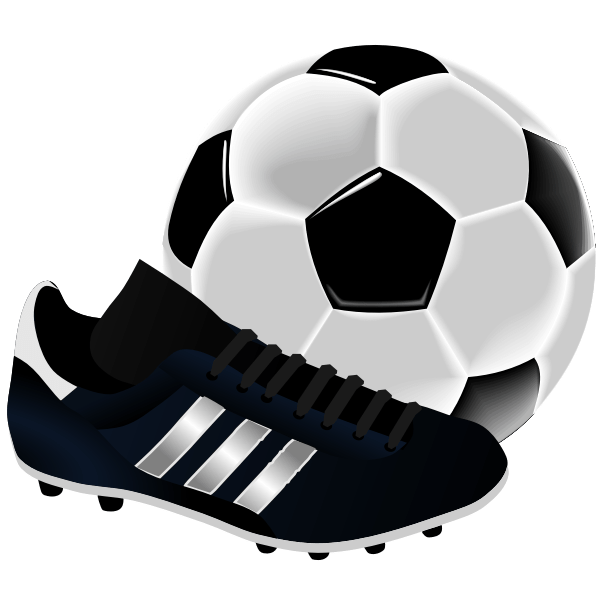 Soccer equipment vector illustration Free SVG