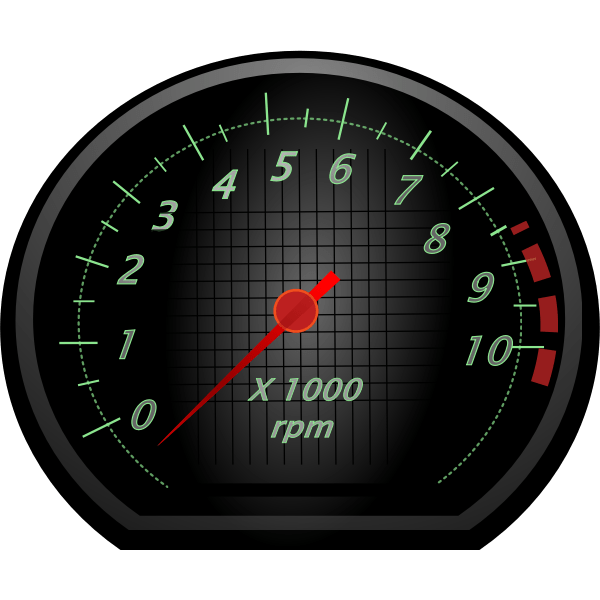 Tachometer Free SVG