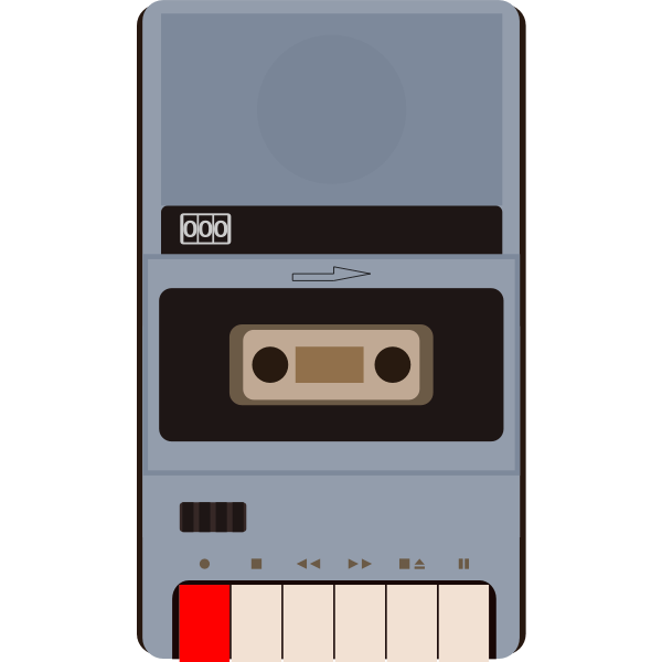 Tape recorder Free SVG