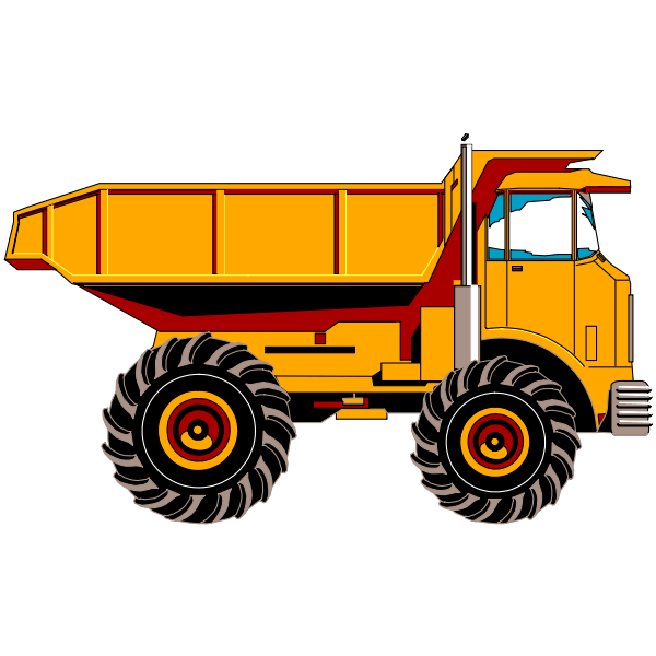 Dump truck Free SVG