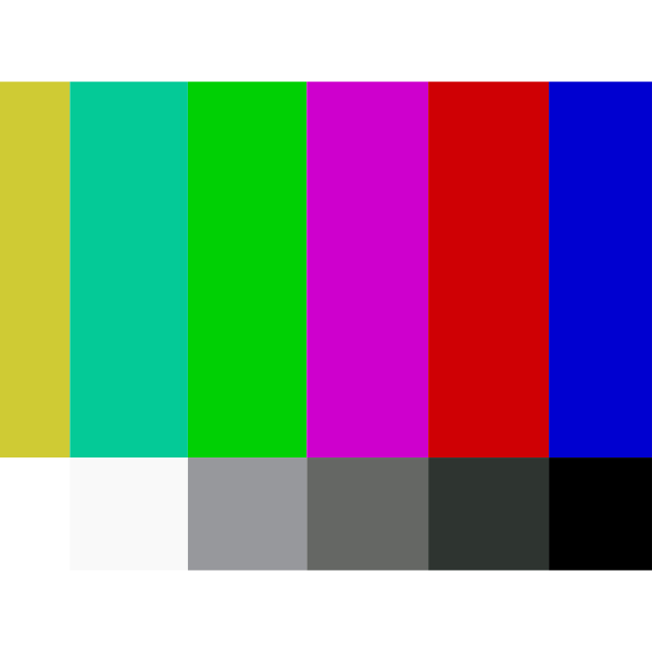 Offline TV screen vector image Free SVG