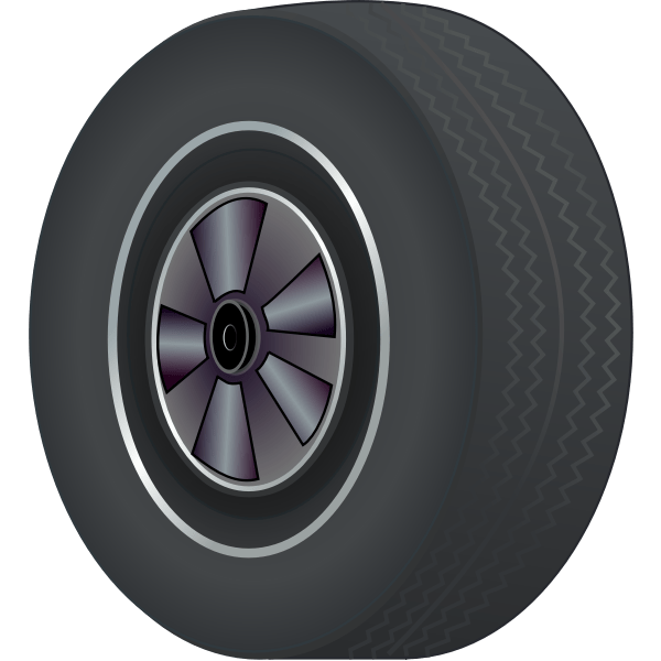 Car tire vector illustration Free SVG