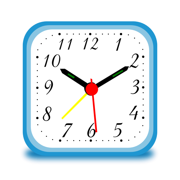 Clock Alarm Free SVG
