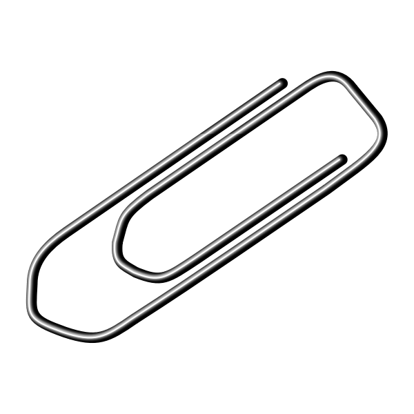 Paper Clip Free SVG