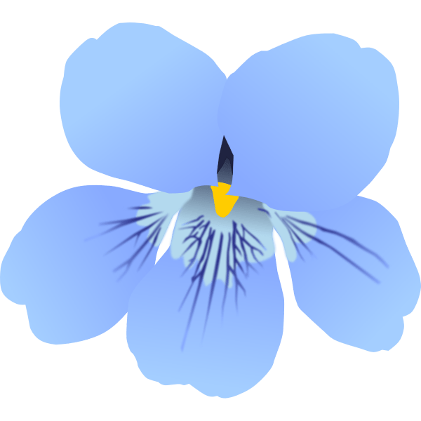 Violet flower Free SVG