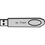 Flash memory vector image | Free SVG