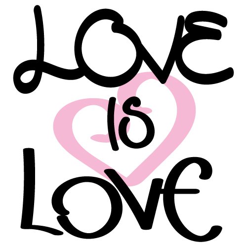 Free SVG Files SVG, PNG, DXF, EPS Love Is Love Quote