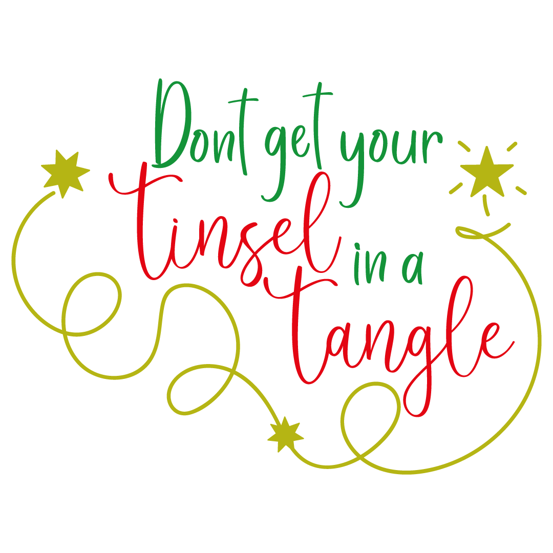 Free SVG Files SVG, PNG, DXF, EPS Tinsel in a Tangle