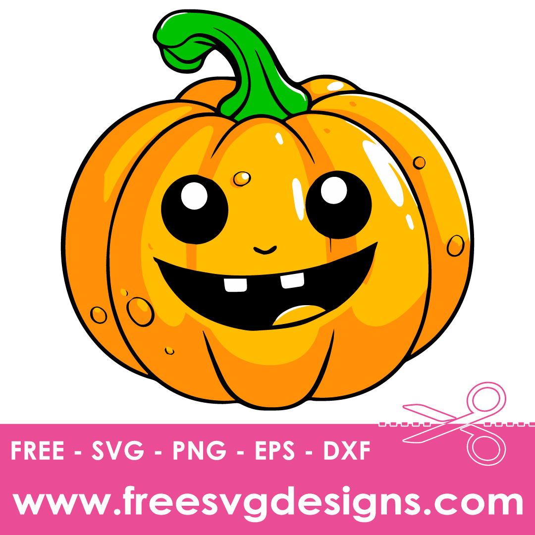 Free Halloween Pumpkin SVG Cut Files