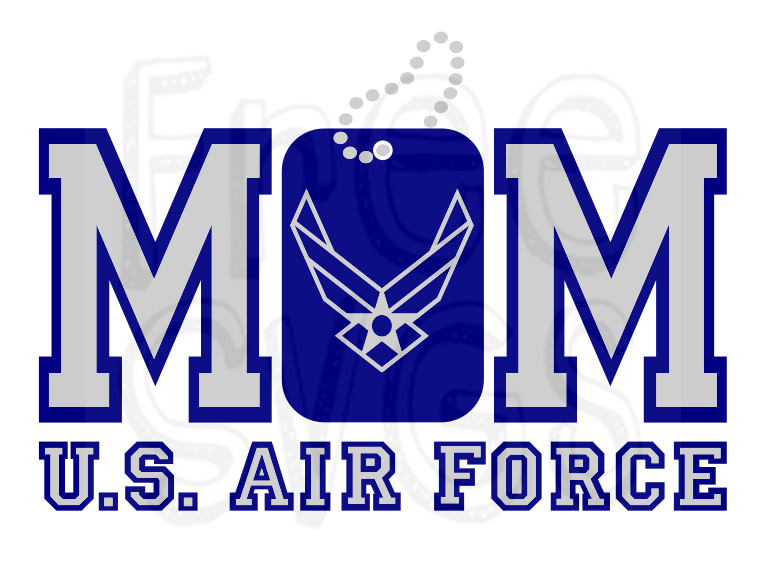 FREE Air Force Mom SVG File Free SVGs
