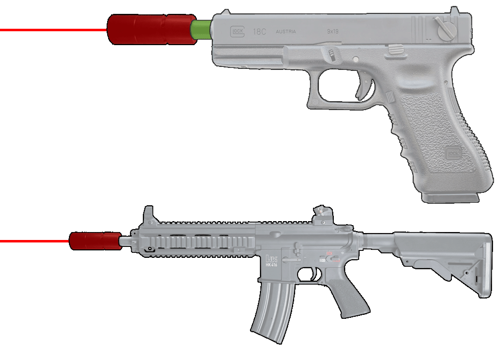 Laser Ammo Airsoft Flash Adapter Freetargets