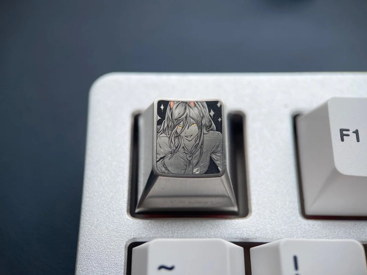 Zero Two Hand Engraved Titanium Keycaps Free Team EDC