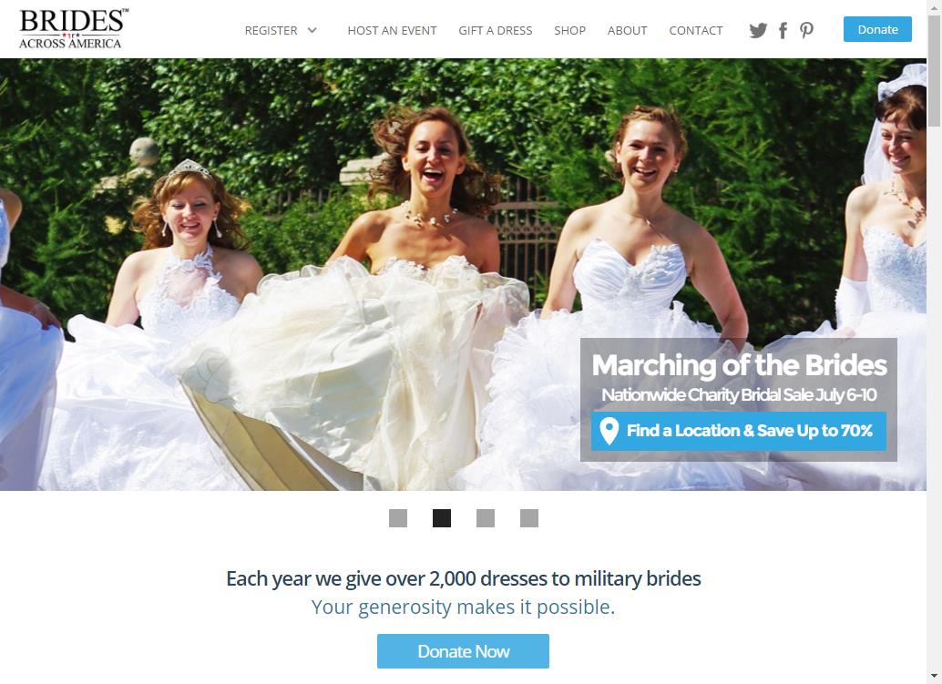Free Wedding Dress for Military Brides FREE THINGY