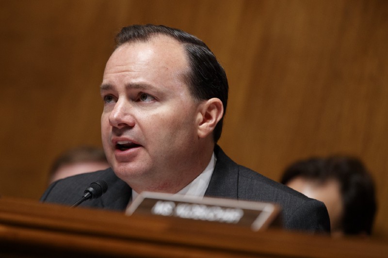 Sen. Mike Lee (R-UT). CREDIT: AP Photo/Evan Vucci.