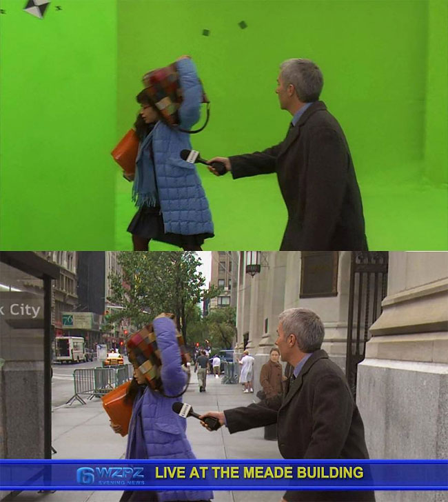 Special effects in films and TV