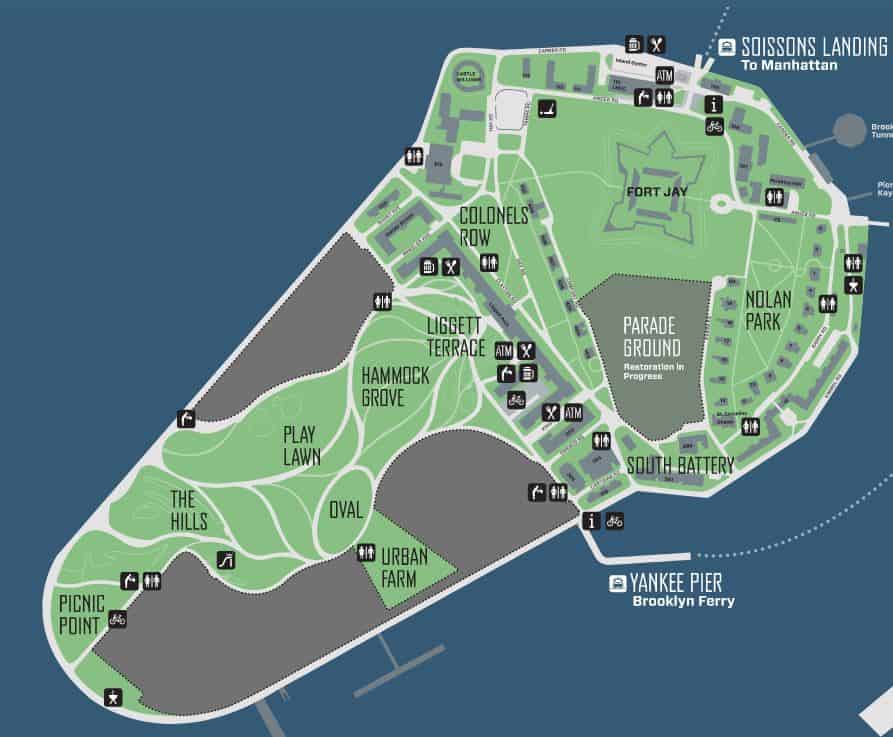 Governors Island Ferry and Sights Free walking tours (2023)