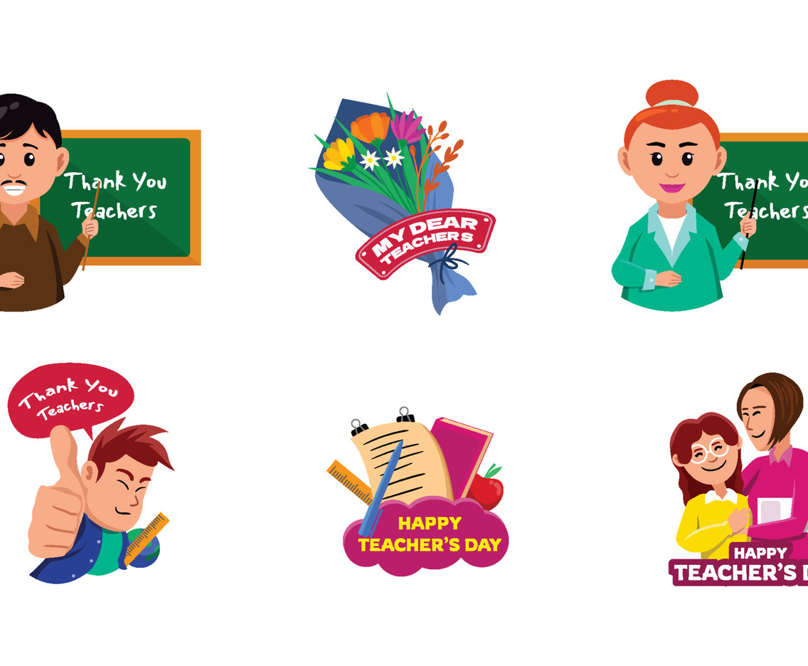 Happy Teachers Day Sticker 2025 Happy Teachers Day Sticker