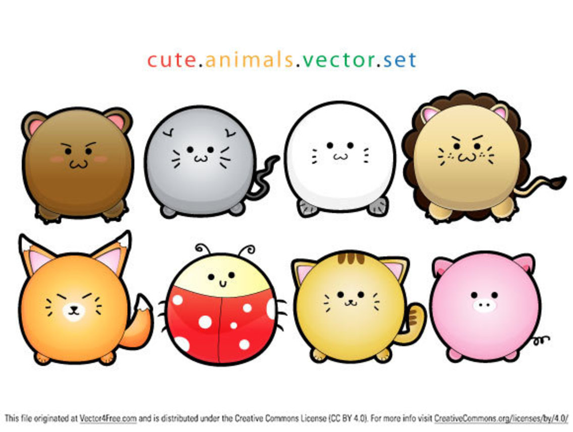 Cute Animals Vector