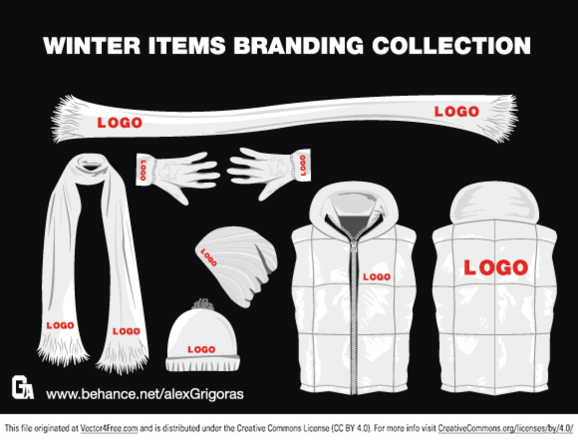 Winter Items Branding Collection