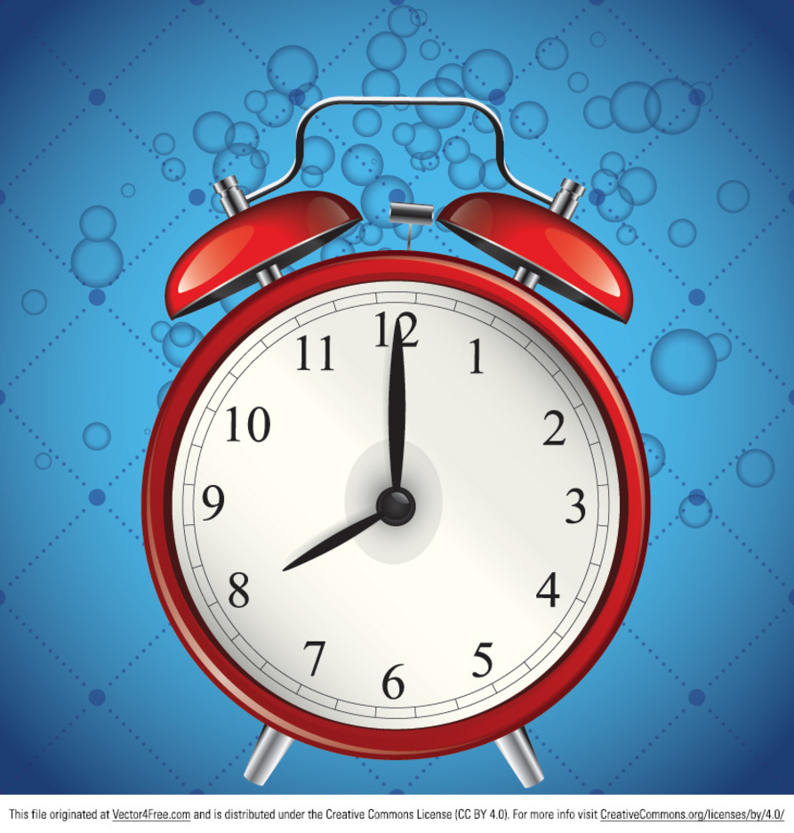 Free Alarm Clock Vector