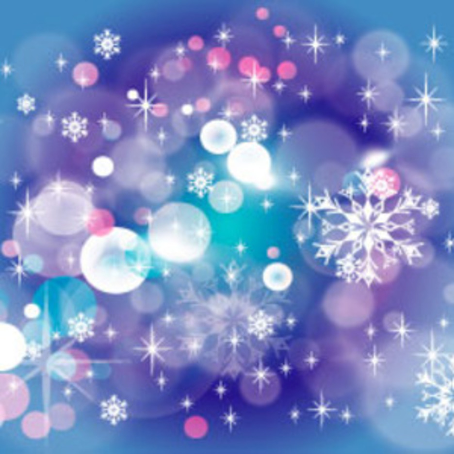 Winter Blue Stars Background FreeVectors