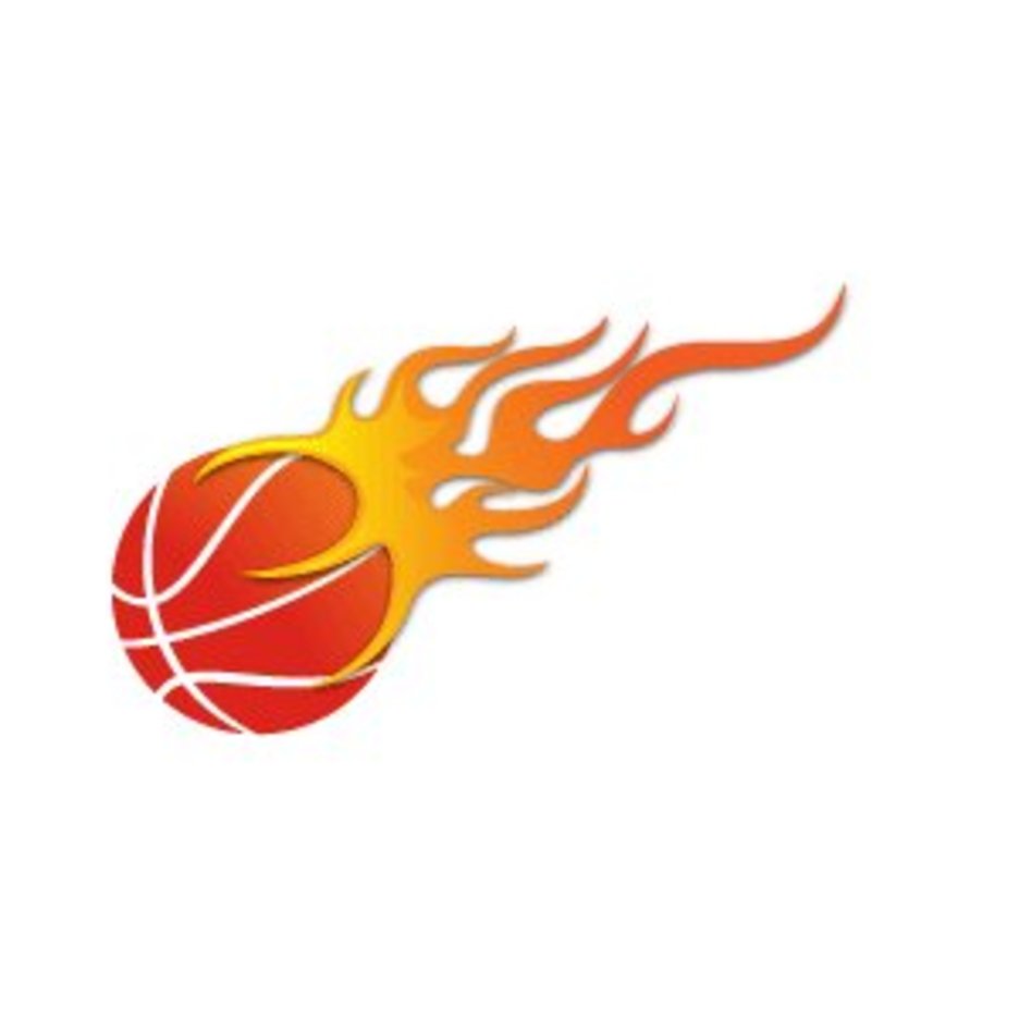 Basketball On Fire Vector FreeVectors
