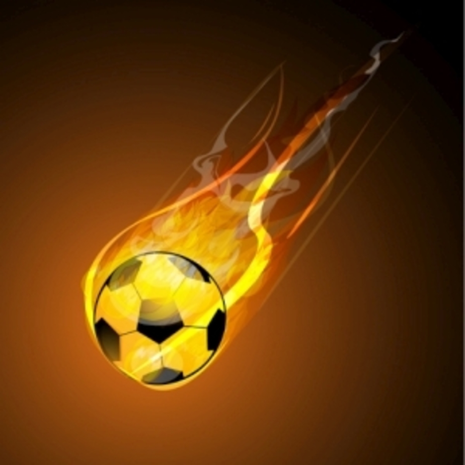 Burning Soccer Ball FreeVectors