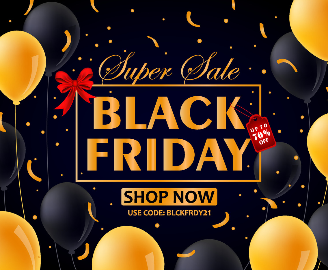 Super Sale Black Friday Poster FreeVectors