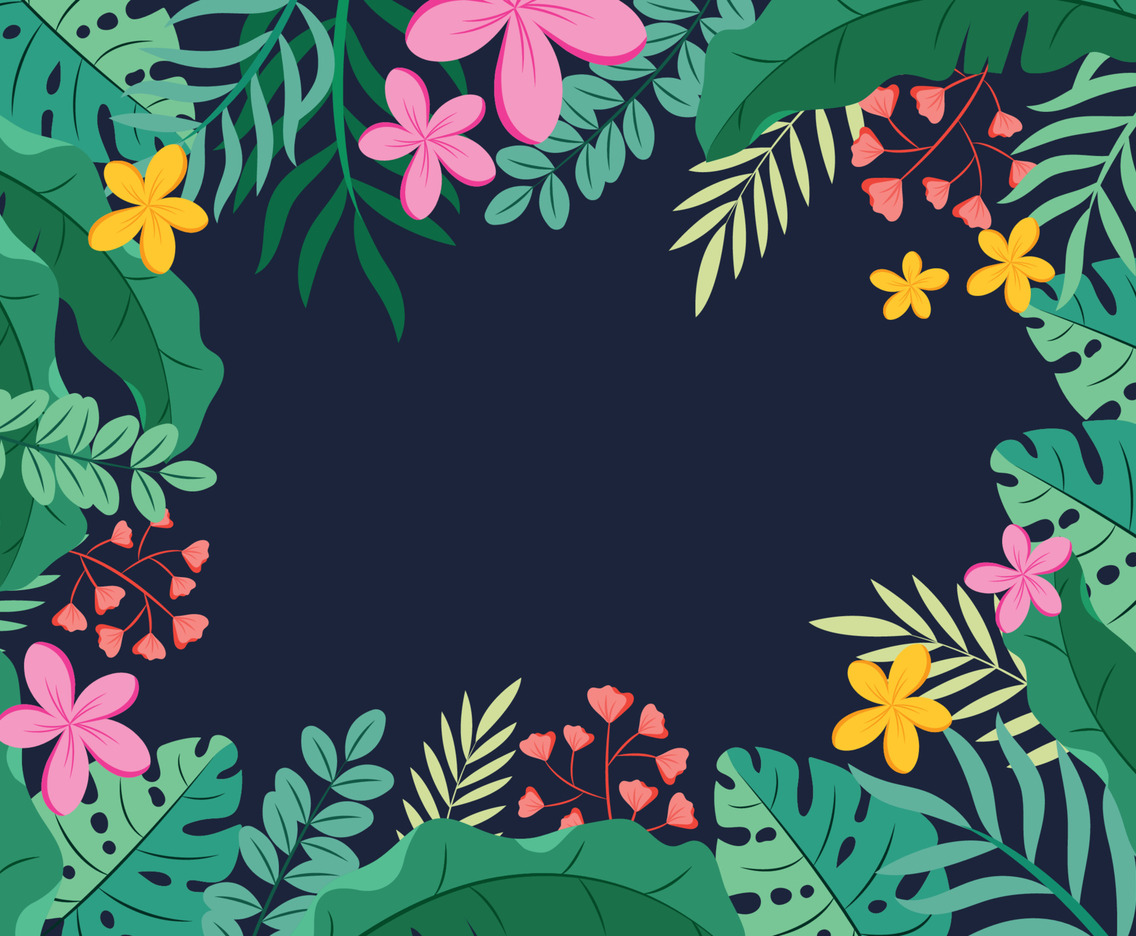 Summer Floral Background FreeVectors