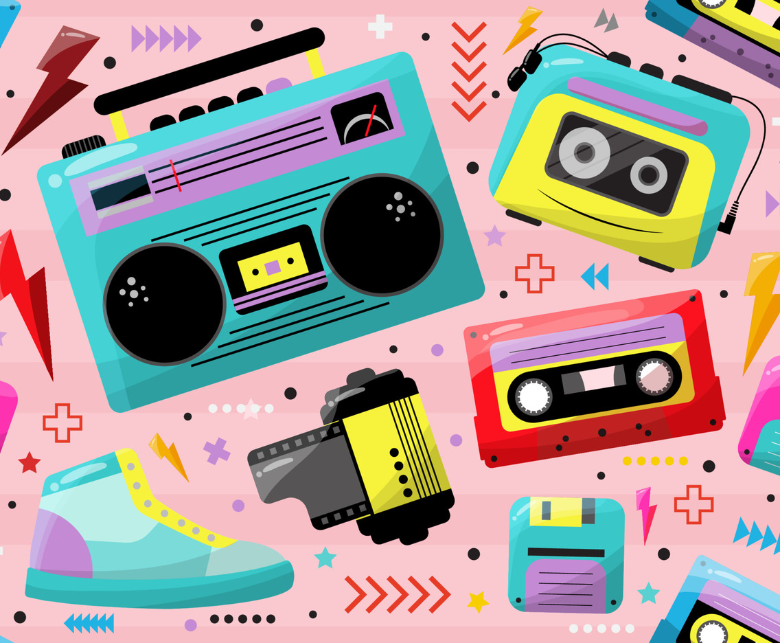 Top 60+ Best Background Retro 90s Designs Collection in 4K