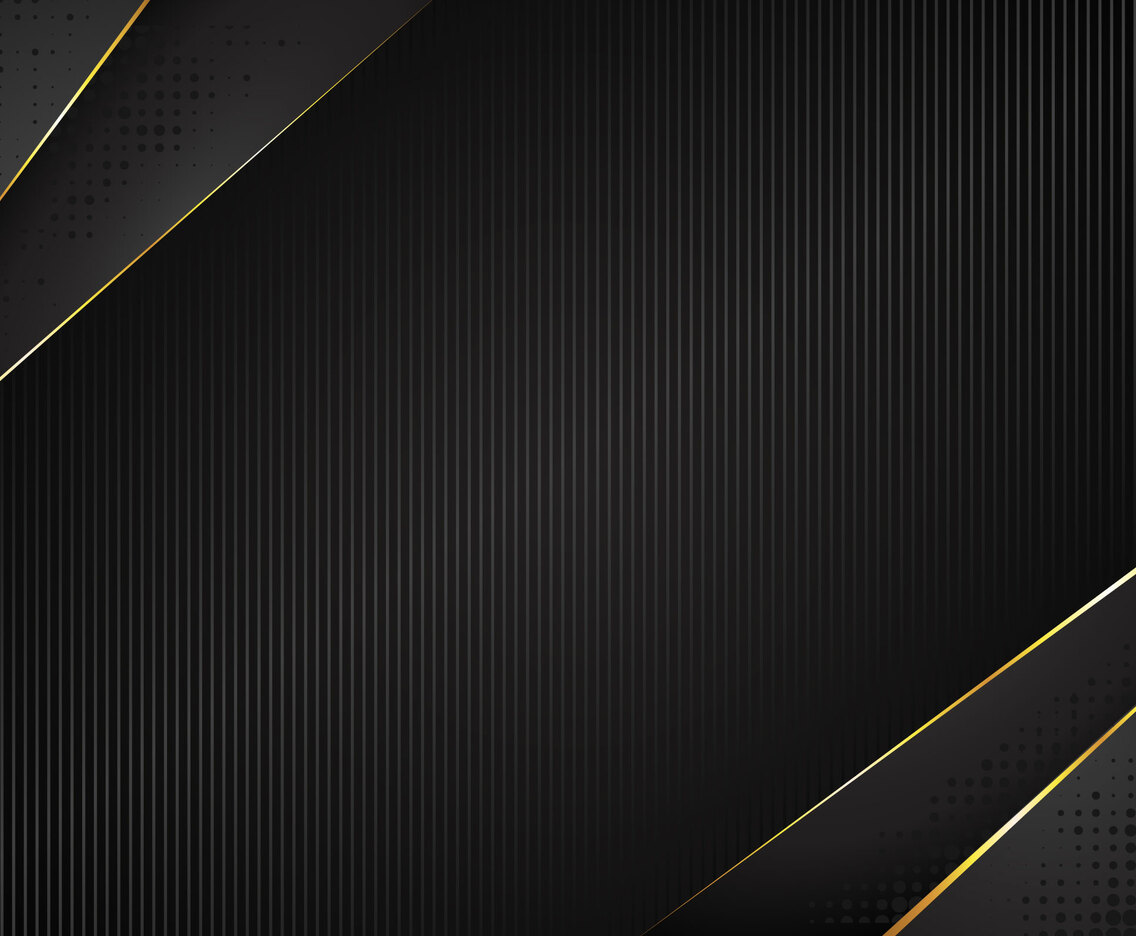 Black with Gold Accent Background