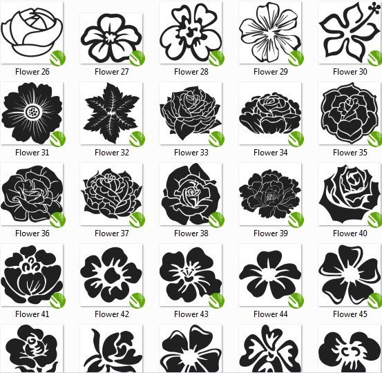 Collection of floral vector cdr file downloads free Free Vector