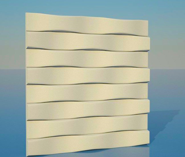 Decorative 3d wood wall panel for CNC Router Stl File Free Vector