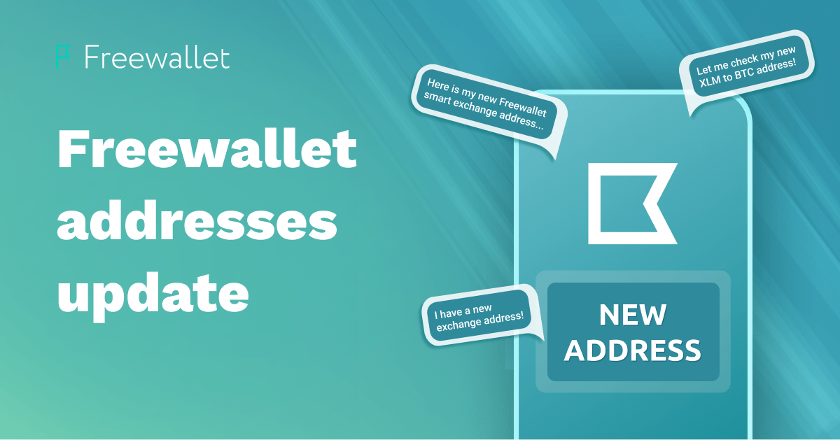 Freewallet addresses update Freewallet