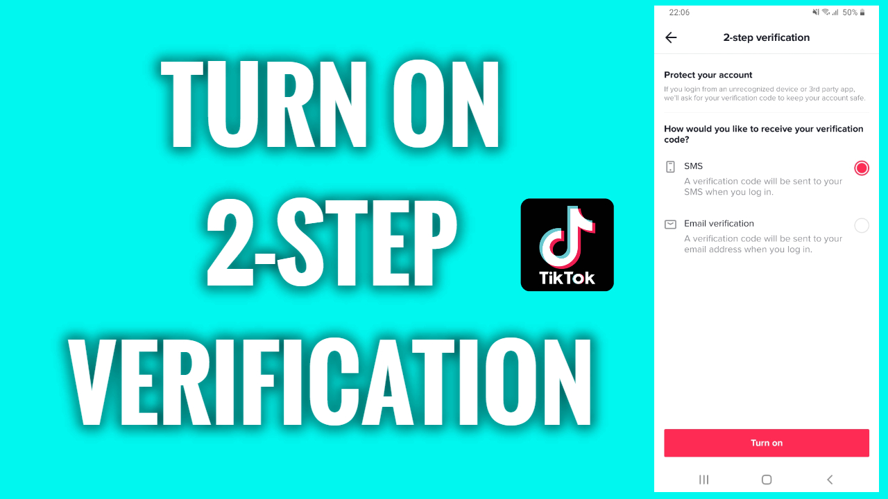 How to Turn On 2Step Verification on TikTok? FreewaySocial(09)