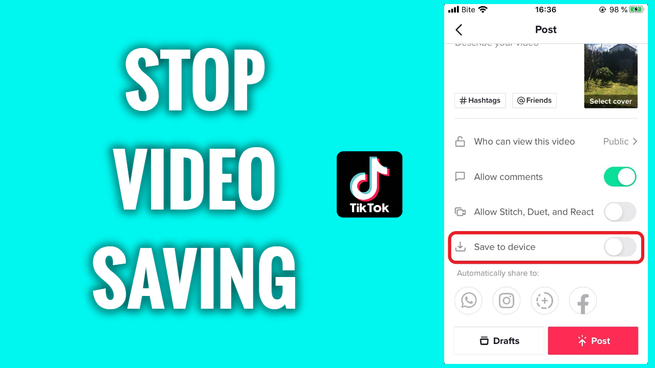 How to Stop TikTok Videos Saving to Your Camera Roll? FreewaySocial