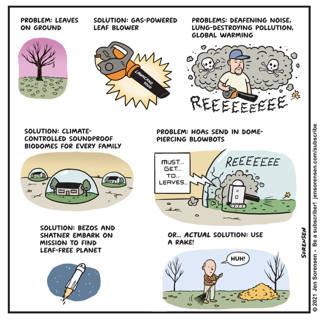 Leaf Blower Problem The Free Weekly