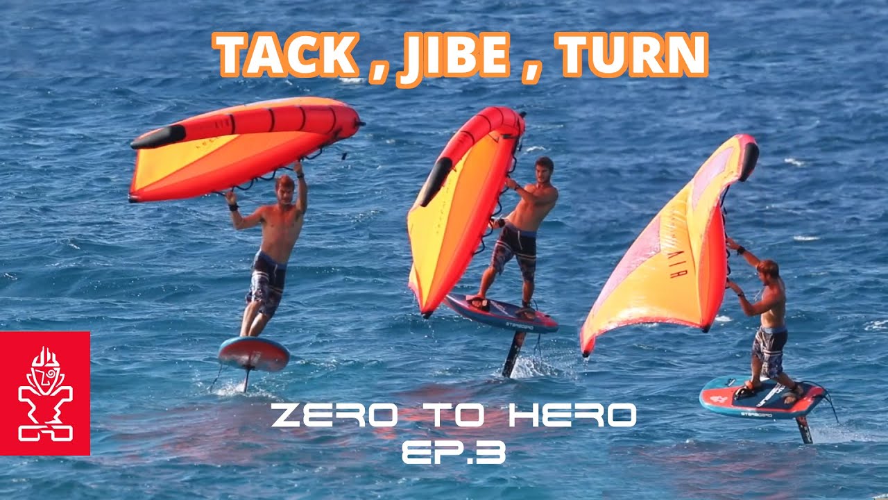 Wingfoiling How To Fly Upwind, Tacking and Jibe » Starboard x Airush FreeWing