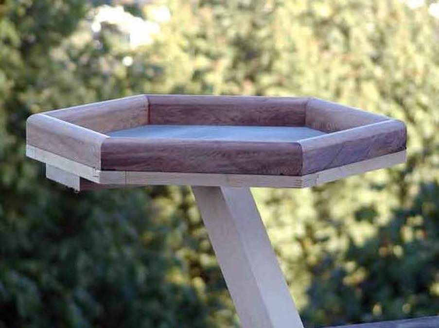 Hexagon Bird Feeder Free Woodworking