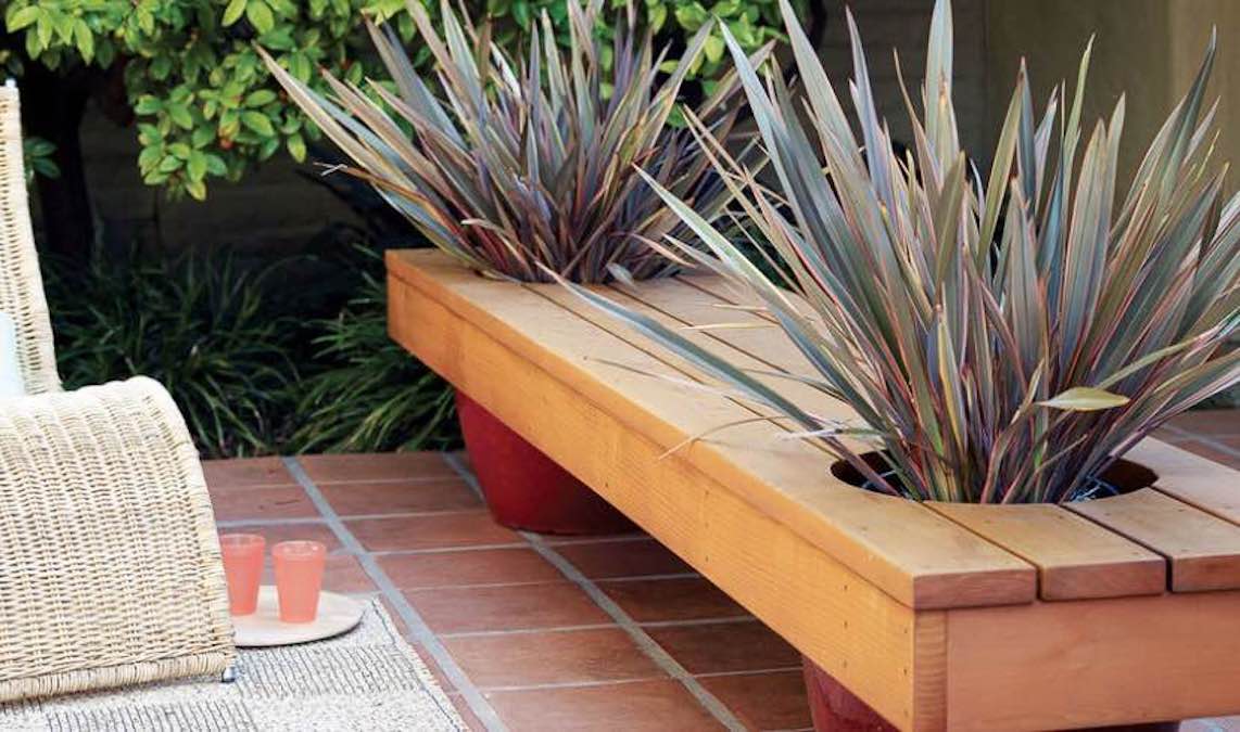 Planter Bench Free Woodworking