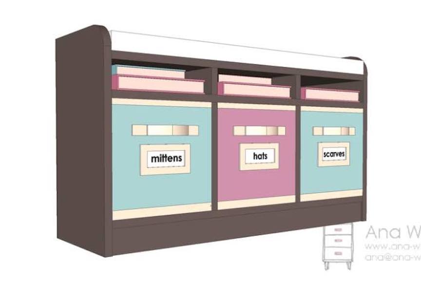 Cubby Bench Free Woodworking