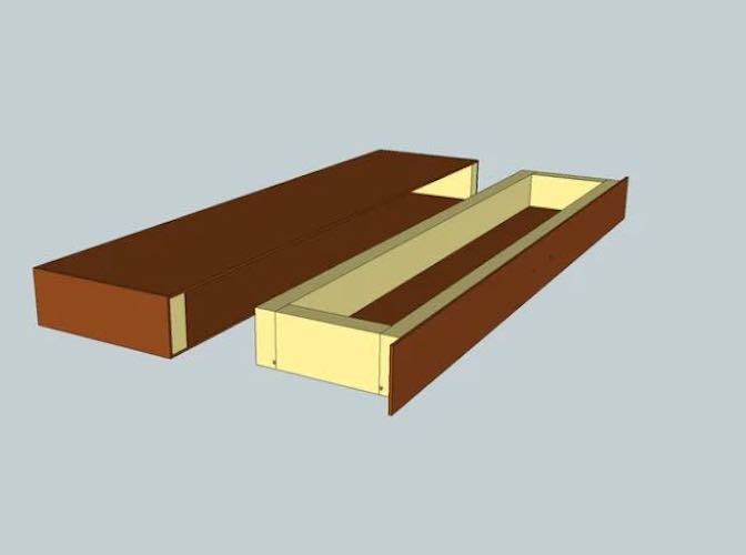 Floating Shelf With Optional Drawer Free Woodworking