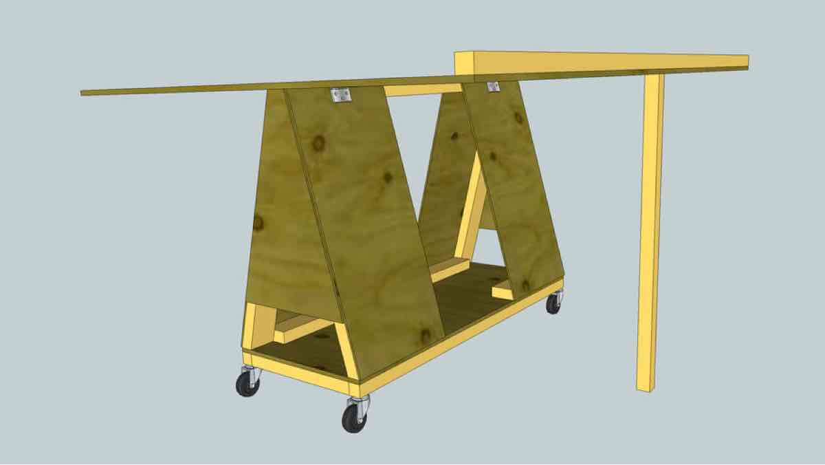 Back Saver Panel Cart Free Woodworking