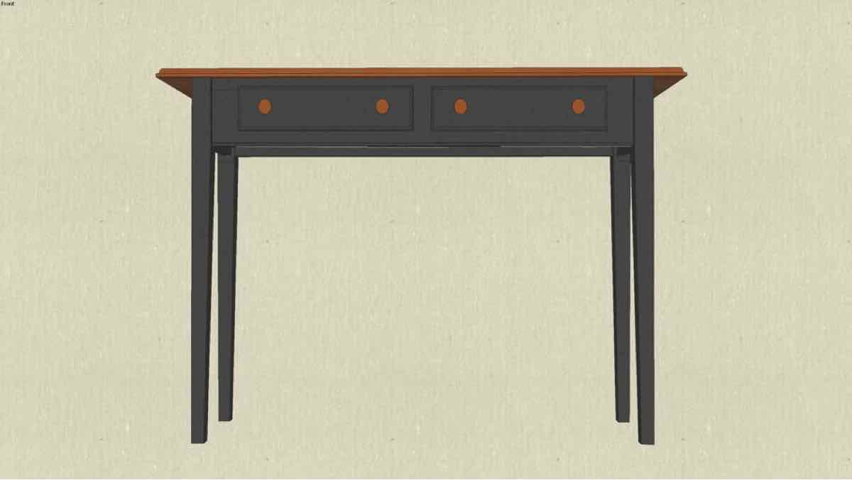 Hall Console Table Free Woodworking