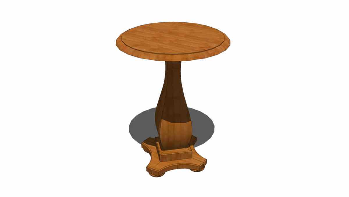 pedestal tables Free Woodworking