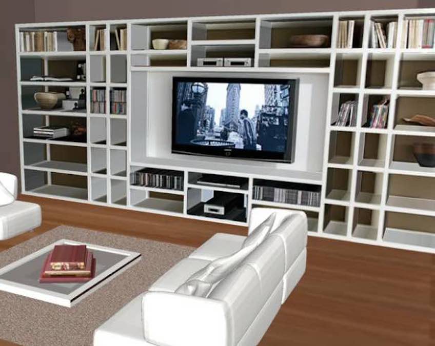 wall to wall bookcases Free Woodworking