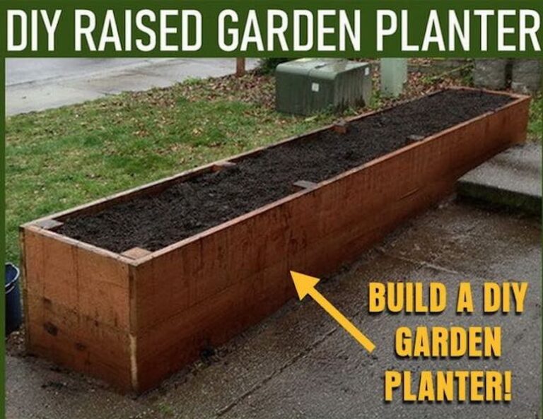 Raised Planter Bed Free Woodworking