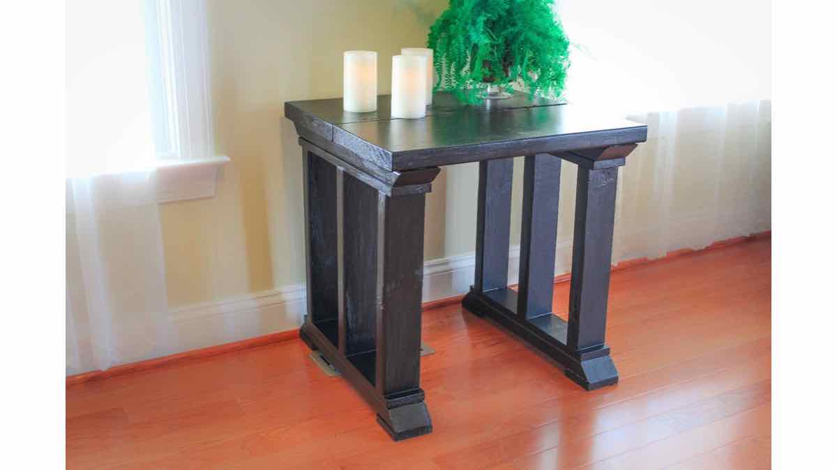 Rustic End Table Free Woodworking