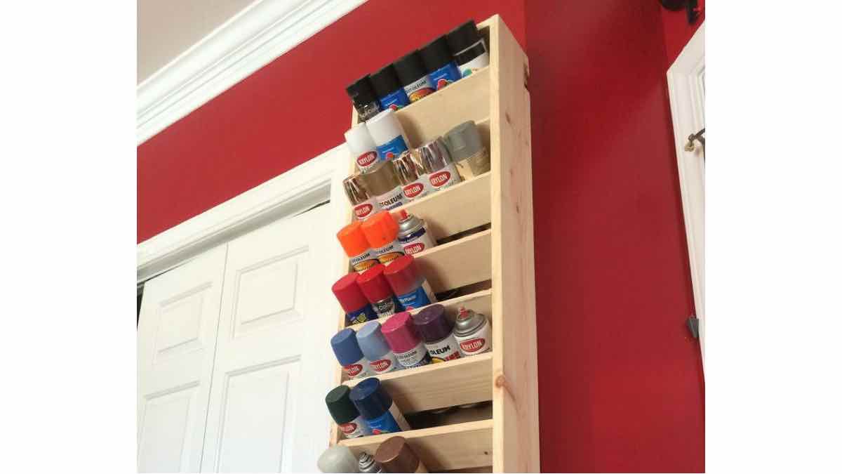 Spray Paint Rack PDF Free Woodworking
